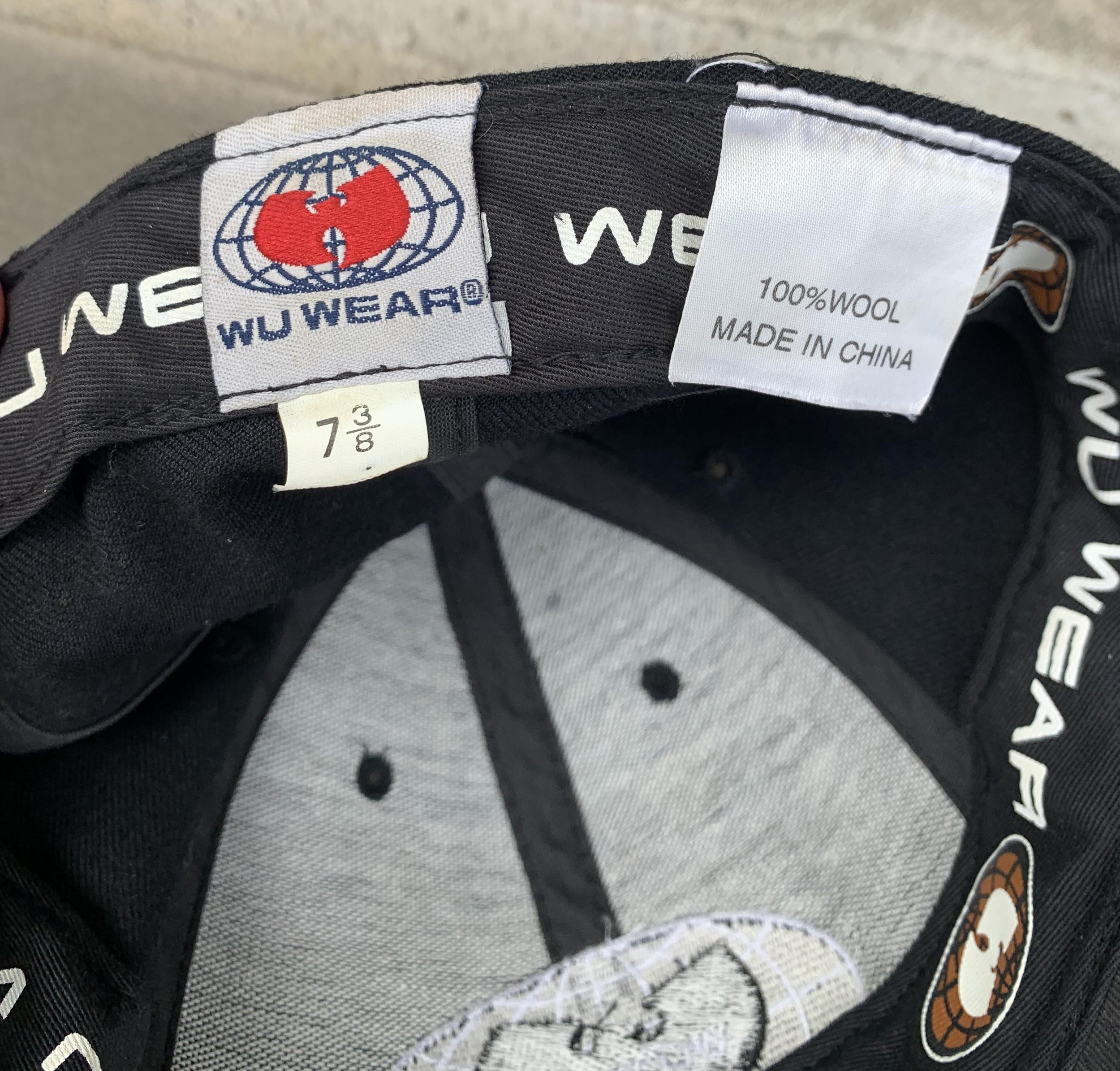 Vintage Wu Wear Wu Tang Clan Fitted Hat (Size 7 3/8) — RootsBK